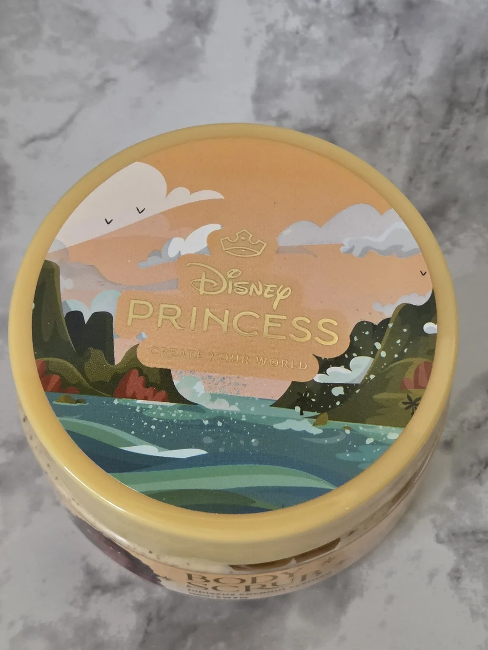 Disney Princess Moana Hibiscus Coconut Body Scrub & Bath Set - Yellow